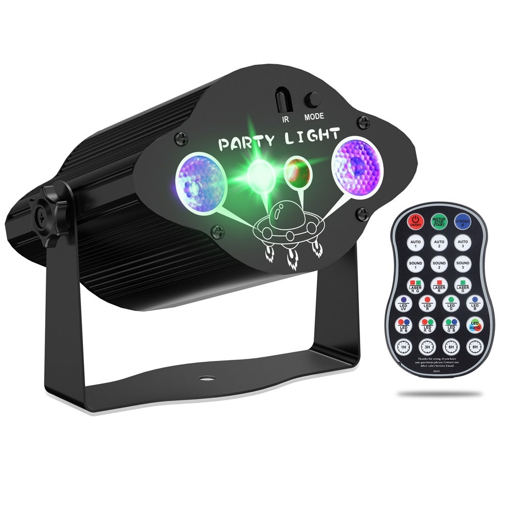 Portable USB DJ Laser Light RGB UV Party Disco Stage Lamp-B51
