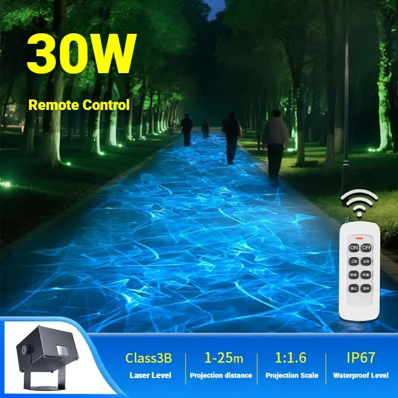 Laser Water Ripple Projector Light for Party & Event Decor-S43