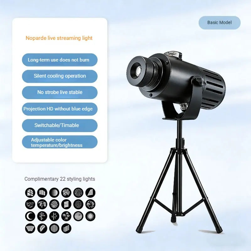 Creative Projection Light for Live Streaming & Photography-S40