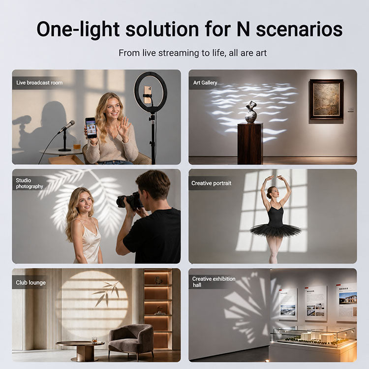 Creative Projection Light for Live Streaming & Photography-S40