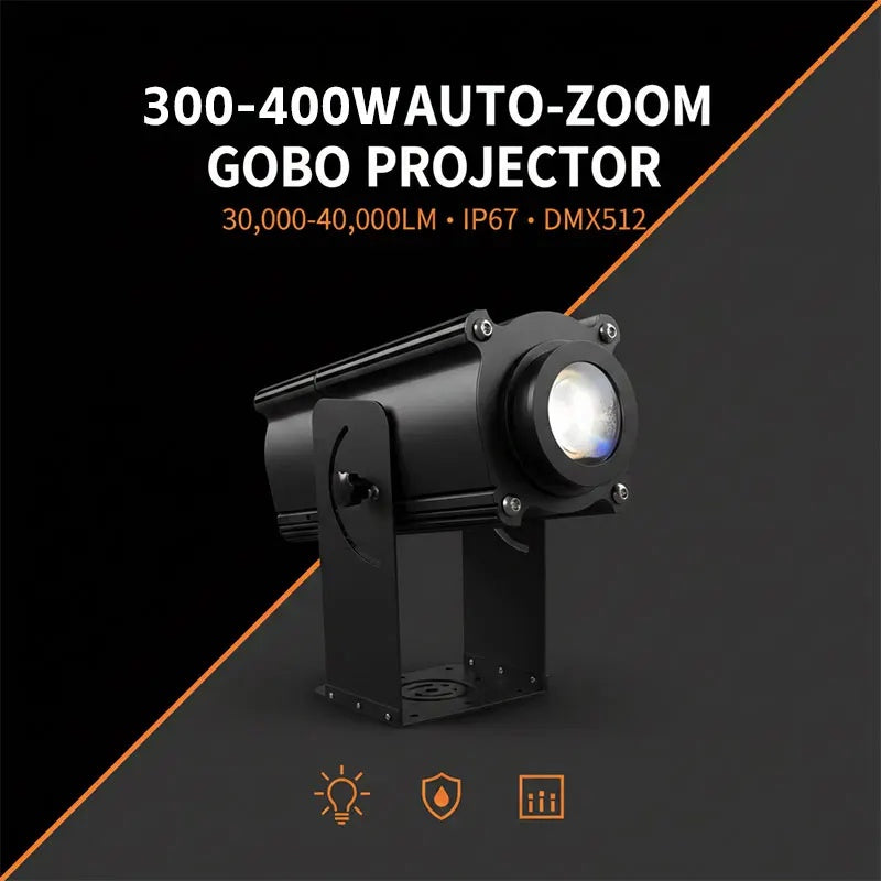 300W Outdoor Logo Projector IP67 Waterproof DMX LED Light-S44