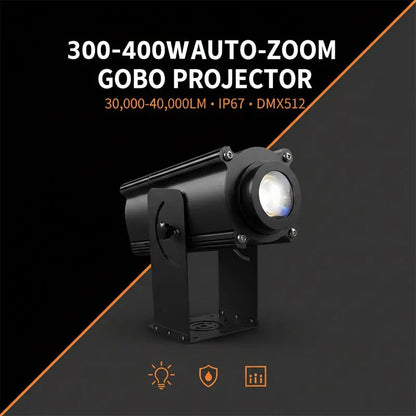 300W Outdoor Logo Projector IP67 Waterproof DMX LED Light-S44