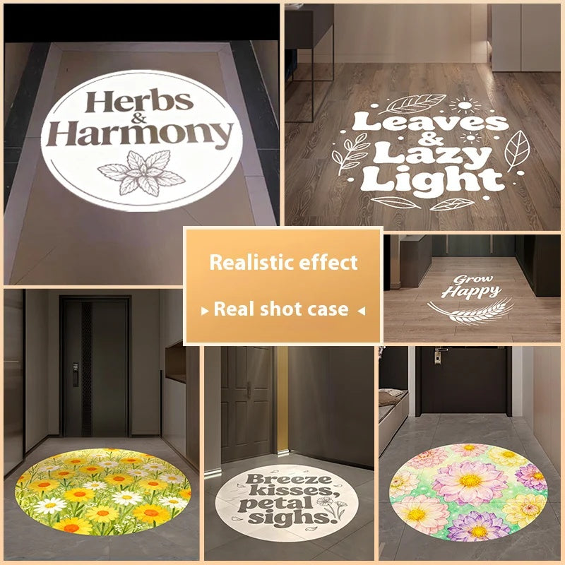 Custom Plant Pattern Projection Light for Entryway Decor-S38