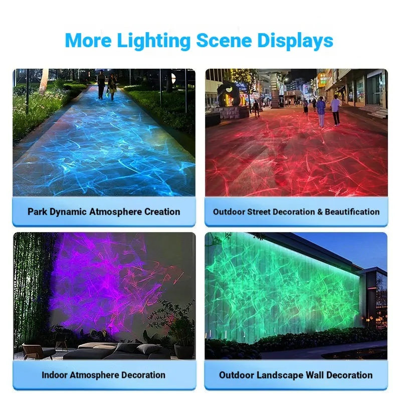 Laser Water Ripple Projector Light for Party & Event Decor-S43
