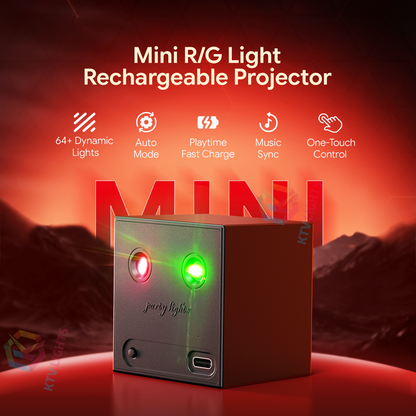 Mini RGB Laser Party Light USB Rechargeable Projector-B52