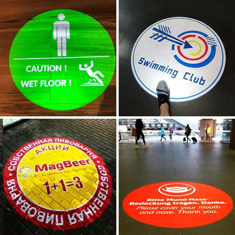Custom Logo Projection Light for Hotels, Shops & Businesses-S25