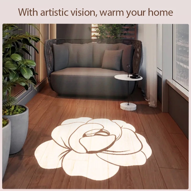 Snow Star Projection Ceiling Light for Modern Homes-S35