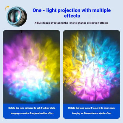 RGB Water Ripple Aurora Projector Light for Home & Events-S42