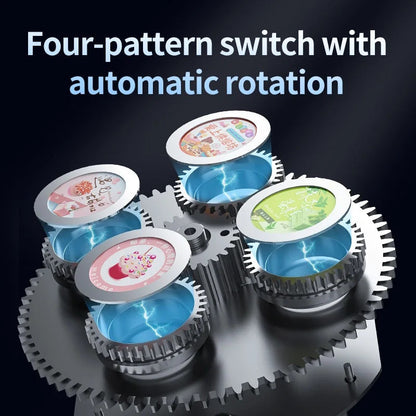 Four-image rotating pattern projector-S46