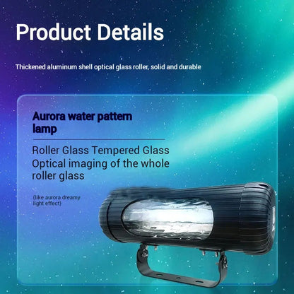 Dynamic Aurora Water Ripple Projection Light for Outdoor Decor-S15