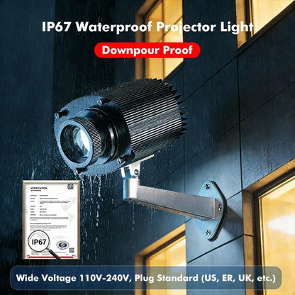 IP67 Rotating Custom Logo Projector for Storefront Advertising-S13