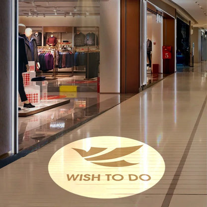 Custom Logo Projection Light for Hotels, Shops & Businesses-S25