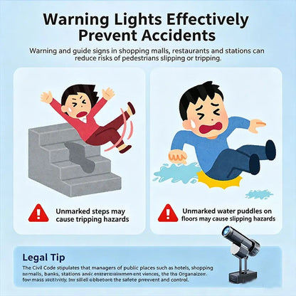 Custom Floor Sign Projector for Safety & Direction Guidance-S28