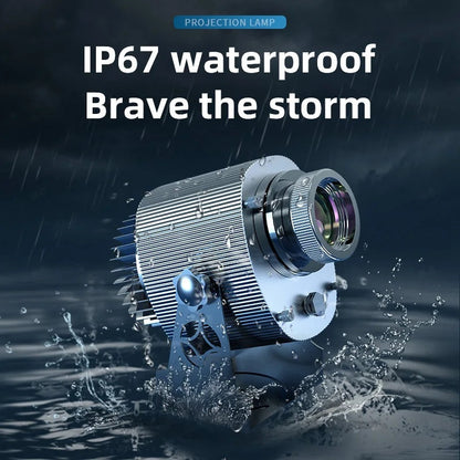 Custom Logo Gobo Projector IP67 Waterproof for Outdoor Ads-S20