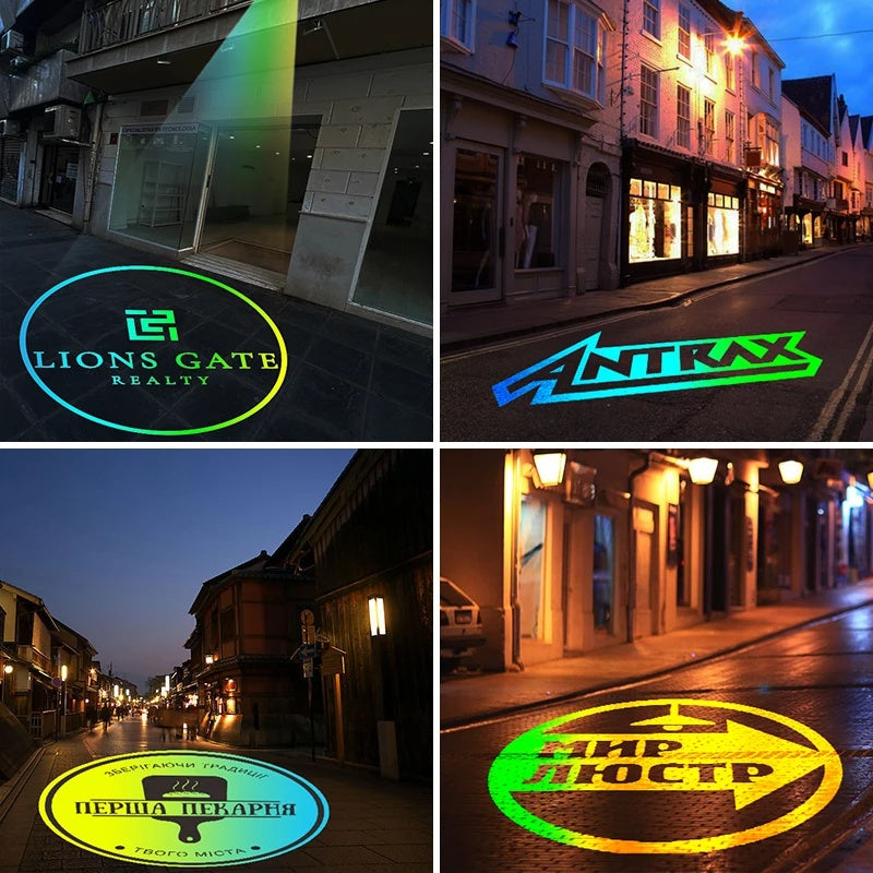 IP67 Rotating HD Logo Gobo Projector with Color Change-S10
