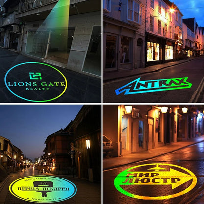 IP67 Rotating HD Logo Gobo Projector with Color Change-S10