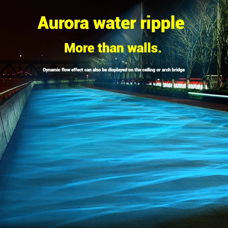 Dynamic Aurora Water Ripple Projection Light for Outdoor Decor-S15