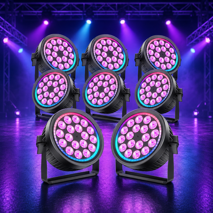 KTVLIGHTS 200W RGBW 4-in-1 Fanless Silent Stage Light-P56