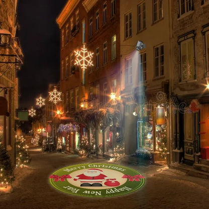 Merry Christmas Gobo Projector Light for Holiday Decorations-S27
