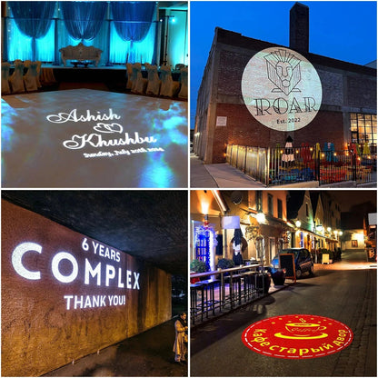 Custom Logo Gobo Projector IP67 Waterproof for Outdoor Ads-S20