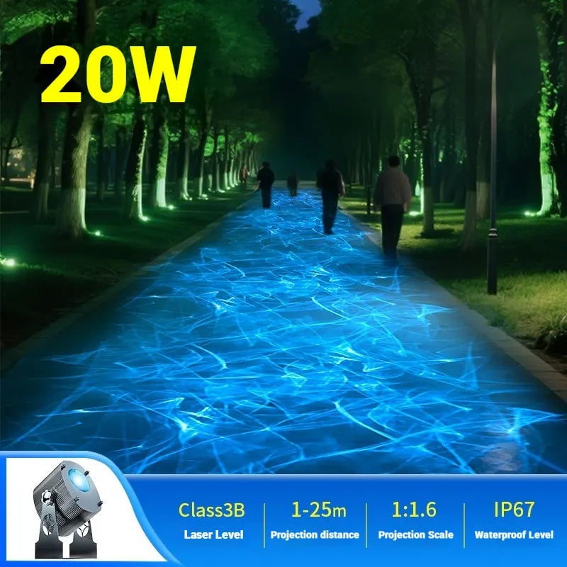Laser Water Ripple Projector Light for Party & Event Decor-S43