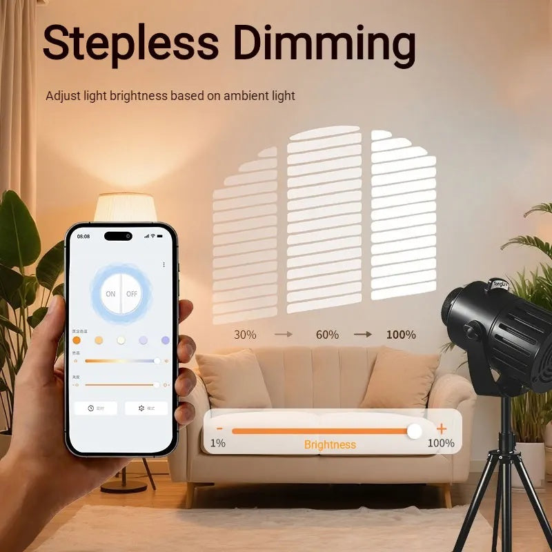 Creative Projection Light for Live Streaming & Photography-S40