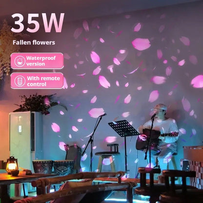 Dynamic Falling Flower Projection Light for Outdoor Displays-S11