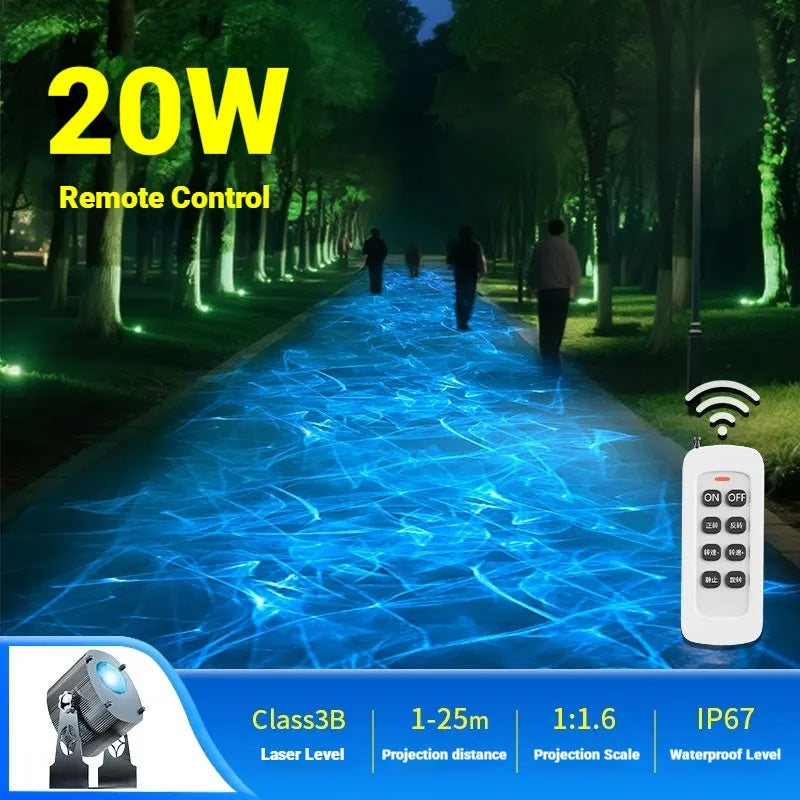 Laser Water Ripple Projector Light for Party & Event Decor-S43