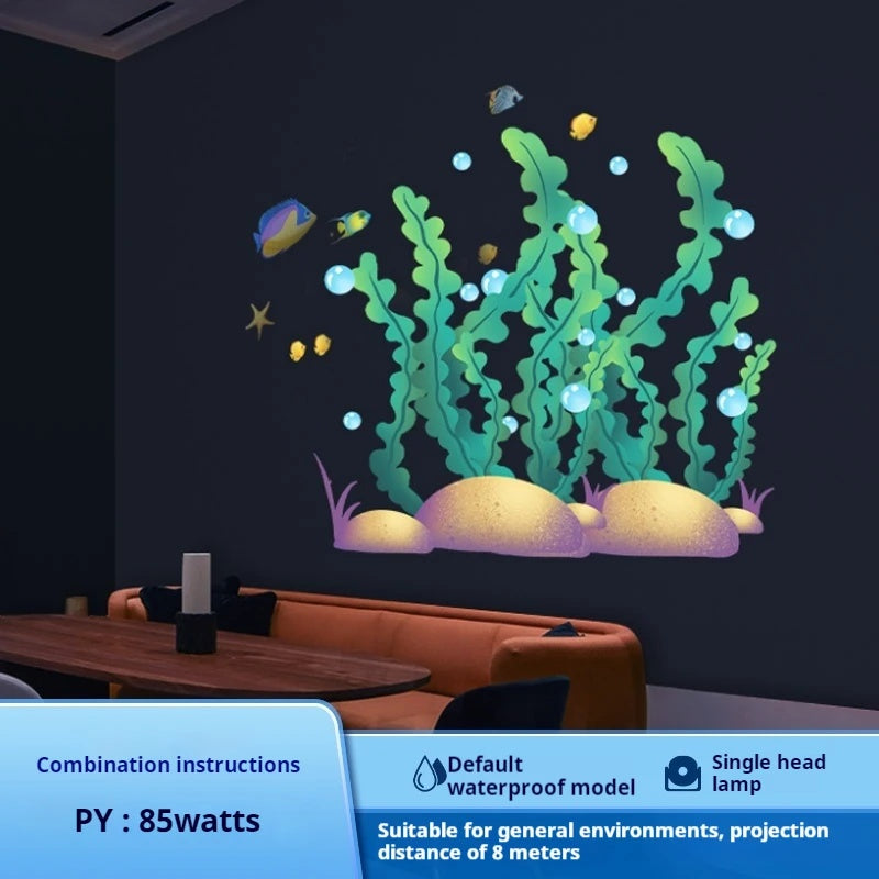 Dynamic Jellyfish & Ocean Fish Projection Landscape Light-S17