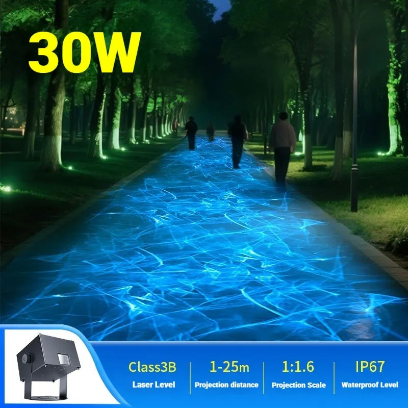 Laser Water Ripple Projector Light for Party & Event Decor-S43