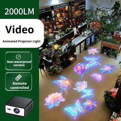 3D Dynamic Projection Light for Custom Video & Store Displays-S41