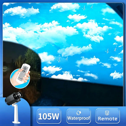 Blue Sky & Cloud Projection Light for Outdoor Advertising-S9