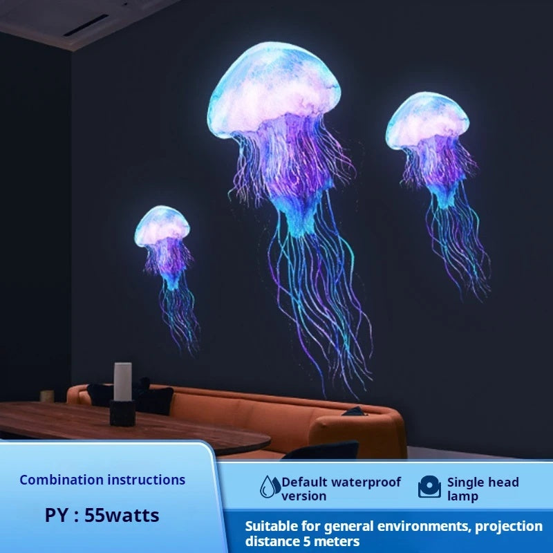 Dynamic Jellyfish & Ocean Fish Projection Landscape Light-S17