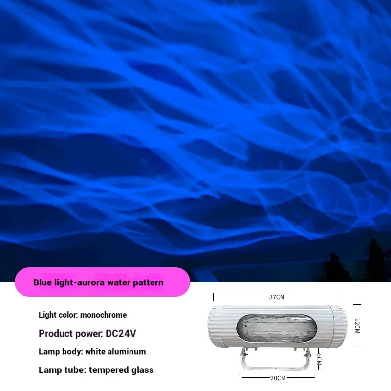 Dynamic Aurora Water Ripple Projection Light for Outdoor Decor-S15