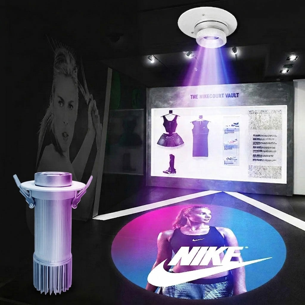 Custom Logo Projection Light for Hotels, Shops & Businesses-S25