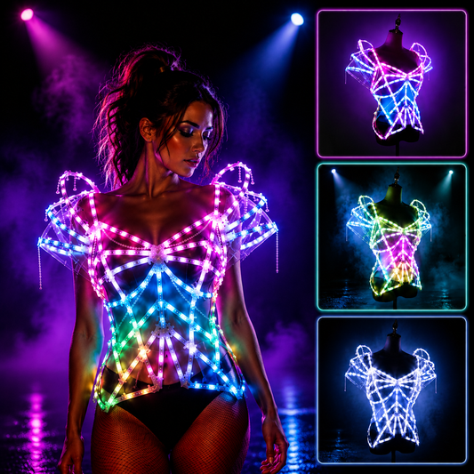 KTVLIGHTS  Smart Pixel LED Clothing for DJ Shows & Rave Parties-M47
