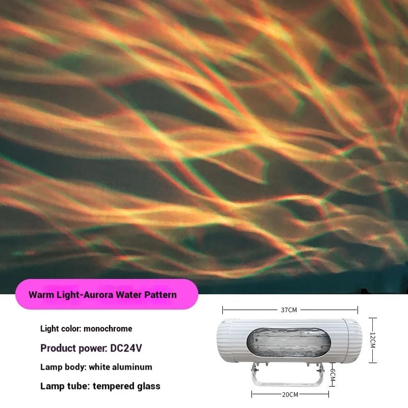 Dynamic Aurora Water Ripple Projection Light for Outdoor Decor-S15