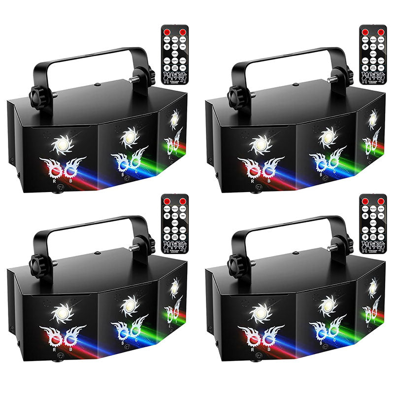 KTVLIGHTS 9 Lens Laser Light DMX DJ Stage Party Projector-B47