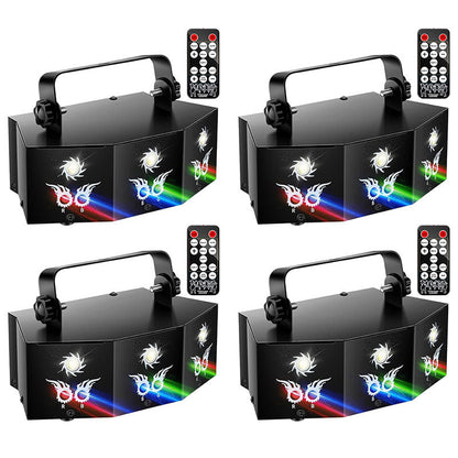 KTVLIGHTS 9 Lens Laser Light DMX DJ Stage Party Projector-B47