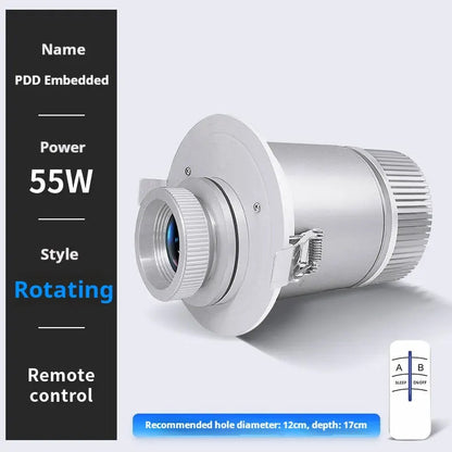 Custom Logo Projection Light for Hotels, Shops & Businesses-S25