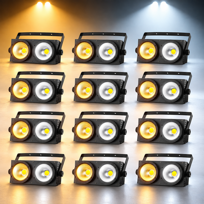 KTVLIGHTS 200W COB DMX Voice-Activated LED PAR Light-P67