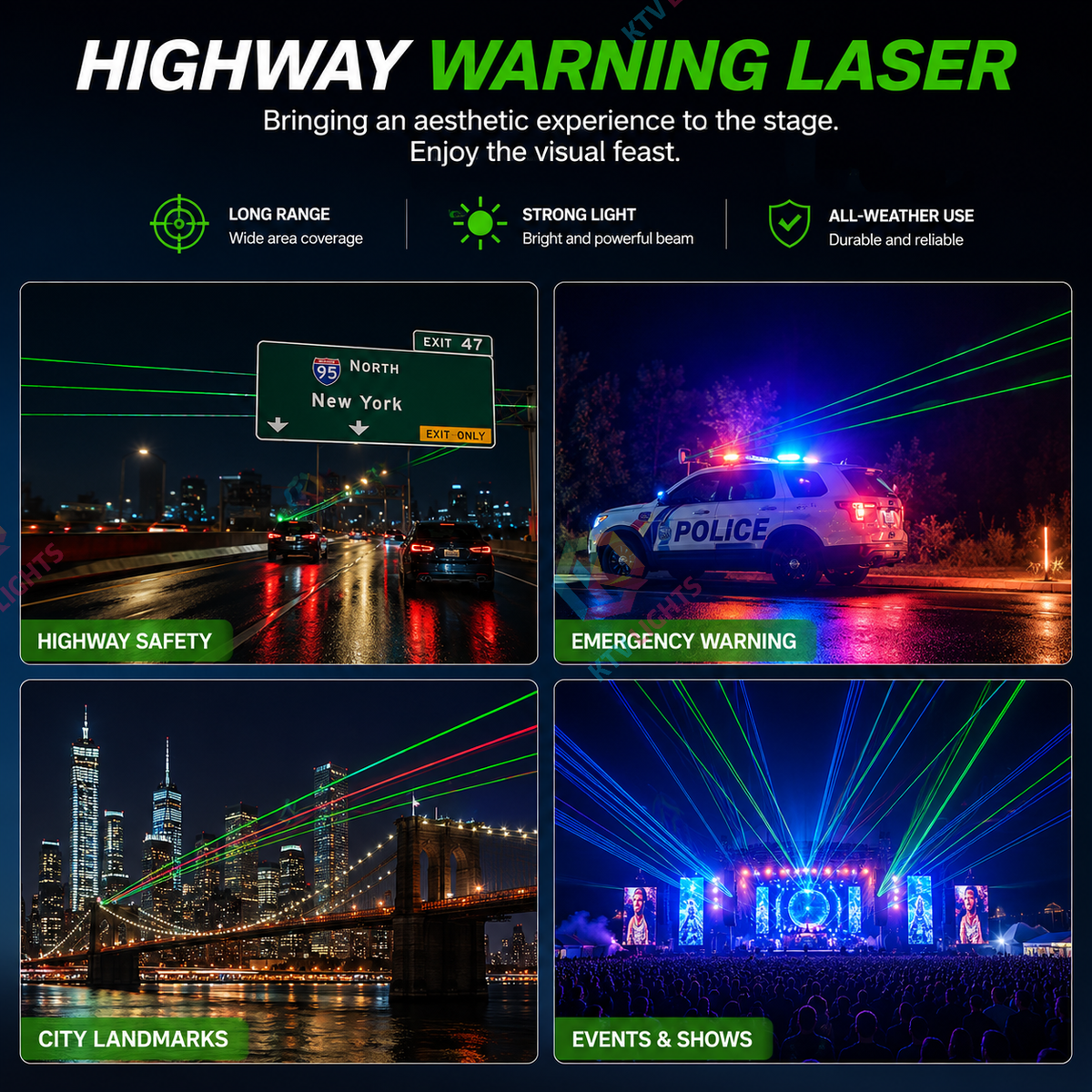 Programmable Outdoor Landmark Laser Light - B57