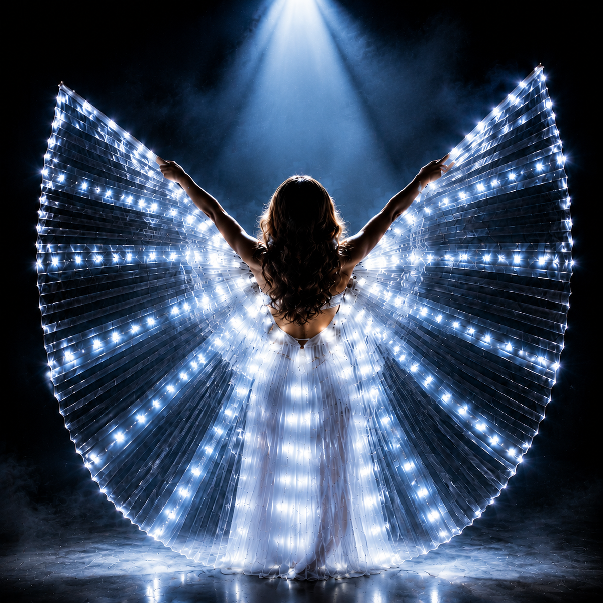 KTVLIGHTS Glow Like A Goddess With LED Dance Wings-M37