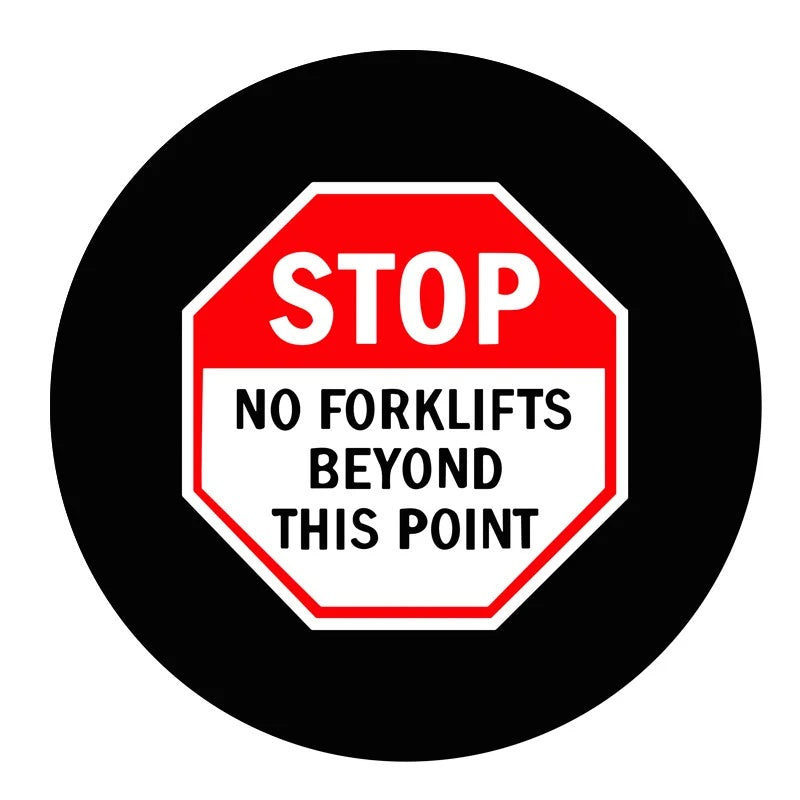 LED Stop Sign Gobo Projector for Warehouses & Job Sites-S31
