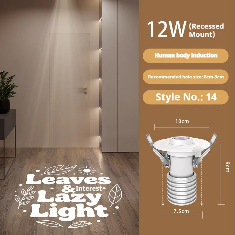 Custom Plant Pattern Projection Light for Entryway Decor-S38
