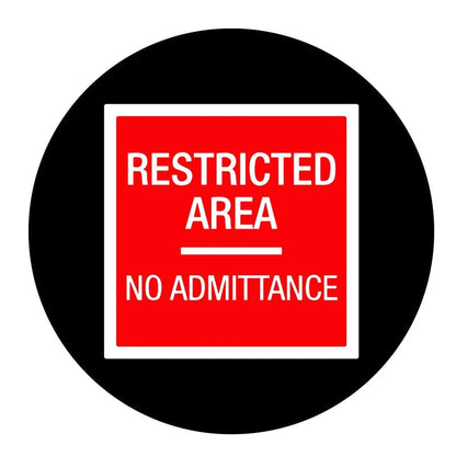 LED Stop Sign Gobo Projector for Warehouses & Job Sites-S31