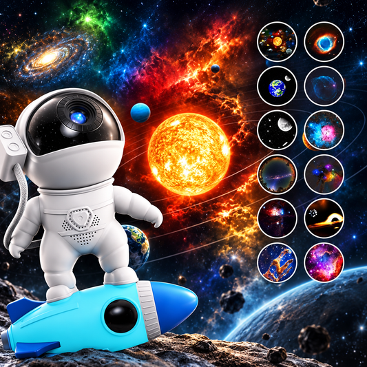 KTVLIGHTS 4K Planetarium Projector with 12 HD Galaxy Discs-S49