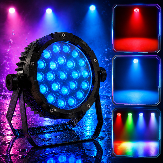 KTVLIGHTS 240W RGBWA+UV Waterproof Outdoor LED PAR Light-P23