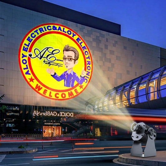160W Outdoor Rotating Gobo Projector for Custom Logo Display-S24