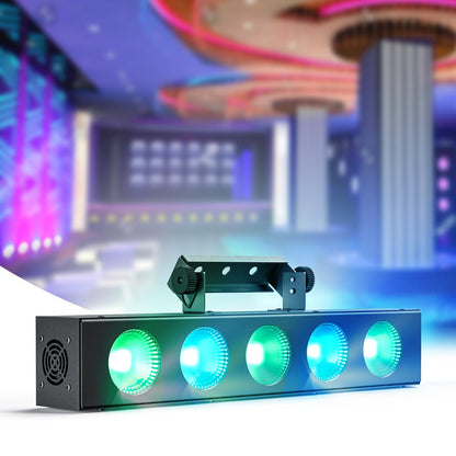 KTVLIGHTS 5-Eye 5x12W RGBW 4-in-1 COB LED Wall Washer Light-X19